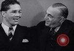 Image of Arturo Godoy with Joe Louis New York City USA, 1940, second 56 stock footage video 65675033948