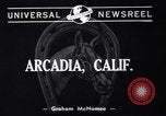 Image of Santa Anita Handicap Race Arcadia California USA, 1940, second 6 stock footage video 65675033949
