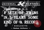 Image of new record Vancouver British Columbia Canada, 1940, second 5 stock footage video 65675033950