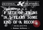 Image of new record Vancouver British Columbia Canada, 1940, second 6 stock footage video 65675033950