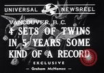 Image of new record Vancouver British Columbia Canada, 1940, second 7 stock footage video 65675033950