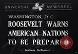 Image of Franklin Roosevelt Washington DC USA, 1940, second 1 stock footage video 65675033951