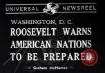 Image of Franklin Roosevelt Washington DC USA, 1940, second 4 stock footage video 65675033951