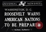 Image of Franklin Roosevelt Washington DC USA, 1940, second 5 stock footage video 65675033951