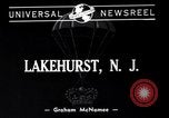 Image of United States Navy blimp Lakehurst New Jersey USA, 1940, second 3 stock footage video 65675033954