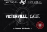 Image Charlie McCarthy Victorville California USA, 1940, de la seconde 1 séquences d'archives historiques vidéo 65675033958