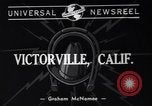 Image Charlie McCarthy Victorville California USA, 1940, de la seconde 3 séquences d'archives historiques vidéo 65675033958