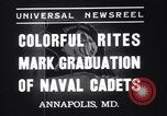 Image aspirants de marine Annapolis Maryland USA, 1937, de la seconde 4 séquences d'archives historiques vidéo 65675033979