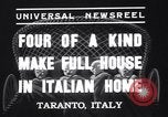 Image of Italian family Taranto Italy, 1937, second 5 stock footage video 65675033981
