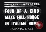 Image of Italian family Taranto Italy, 1937, second 8 stock footage video 65675033981