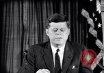 Image of John F Kennedy speech Washington DC USA, 1962, second 17 stock footage video 65675033986