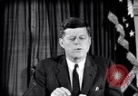 Image of John F Kennedy speech Washington DC USA, 1962, second 52 stock footage video 65675033986