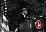 Immagine di John F Kennedy American University indirizzo di inizio Washington DC USA, 1963, secondo 47 filmato di repertorio 65675034023