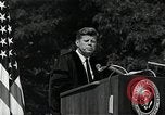 Immagine di John F Kennedy American University indirizzo di inizio Washington DC USA, 1963, secondo 57 filmato di repertorio 65675034023