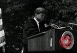 Image of John F Kennedy at American University about human rights Washington DC USA, 1963, second 4 stock footage video 65675034025