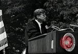 Image of John F Kennedy at American University about human rights Washington DC USA, 1963, second 7 stock footage video 65675034025