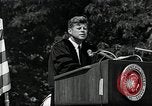Image of John F Kennedy at American University about human rights Washington DC USA, 1963, second 12 stock footage video 65675034025