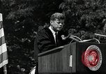 Image of John F Kennedy at American University about human rights Washington DC USA, 1963, second 13 stock footage video 65675034025