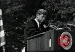 Image of John F Kennedy at American University about human rights Washington DC USA, 1963, second 14 stock footage video 65675034025