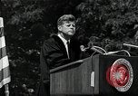 Image of John F Kennedy at American University about human rights Washington DC USA, 1963, second 16 stock footage video 65675034025