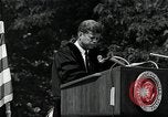 Image of John F Kennedy at American University about human rights Washington DC USA, 1963, second 18 stock footage video 65675034025