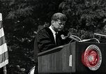 Image of John F Kennedy at American University about human rights Washington DC USA, 1963, second 23 stock footage video 65675034025