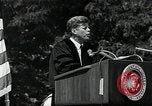 Image of John F Kennedy at American University about human rights Washington DC USA, 1963, second 24 stock footage video 65675034025