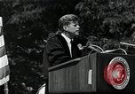 Image of John F Kennedy at American University about human rights Washington DC USA, 1963, second 25 stock footage video 65675034025