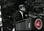 Image of John F Kennedy at American University about human rights Washington DC USA, 1963, second 29 stock footage video 65675034025