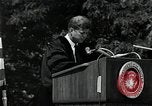 Image of John F Kennedy at American University about human rights Washington DC USA, 1963, second 34 stock footage video 65675034025