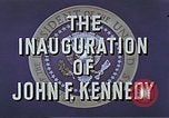 Image of John F Kennedy inaugurated as 35th President of US Washington DC USA, 1961, second 16 stock footage video 65675034026