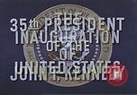Image of John F Kennedy inaugurated as 35th President of US Washington DC USA, 1961, second 19 stock footage video 65675034026