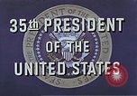 Image of John F Kennedy inaugurated as 35th President of US Washington DC USA, 1961, second 21 stock footage video 65675034026