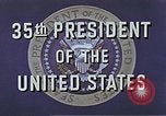Image of John F Kennedy inaugurated as 35th President of US Washington DC USA, 1961, second 22 stock footage video 65675034026
