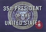 Image of John F Kennedy inaugurated as 35th President of US Washington DC USA, 1961, second 24 stock footage video 65675034026
