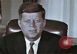 Image of John F Kennedy inaugurated as 35th President of US Washington DC USA, 1961, second 50 stock footage video 65675034026