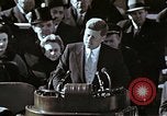 Immagine di John F Kennedy discorso inaugurale Washington DC USA, 1961, secondo 8 filmato di repertorio 65675034027