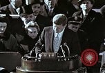Immagine di John F Kennedy discorso inaugurale Washington DC USA, 1961, secondo 12 filmato di repertorio 65675034027