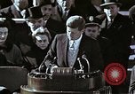 Immagine di John F Kennedy discorso inaugurale Washington DC USA, 1961, secondo 17 filmato di repertorio 65675034027