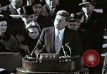 Immagine di John F Kennedy discorso inaugurale Washington DC USA, 1961, secondo 19 filmato di repertorio 65675034027