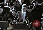 Immagine di John F Kennedy discorso inaugurale Washington DC USA, 1961, secondo 20 filmato di repertorio 65675034027