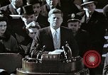 Immagine di John F Kennedy discorso inaugurale Washington DC USA, 1961, secondo 21 filmato di repertorio 65675034027