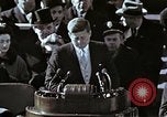 Immagine di John F Kennedy discorso inaugurale Washington DC USA, 1961, secondo 26 filmato di repertorio 65675034027