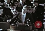 Immagine di John F Kennedy discorso inaugurale Washington DC USA, 1961, secondo 33 filmato di repertorio 65675034027