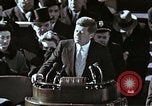 Immagine di John F Kennedy discorso inaugurale Washington DC USA, 1961, secondo 35 filmato di repertorio 65675034027