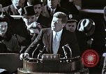 Immagine di John F Kennedy discorso inaugurale Washington DC USA, 1961, secondo 36 filmato di repertorio 65675034027