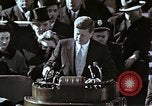 Immagine di John F Kennedy discorso inaugurale Washington DC USA, 1961, secondo 38 filmato di repertorio 65675034027