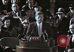 Immagine di John F Kennedy discorso inaugurale Washington DC USA, 1961, secondo 52 filmato di repertorio 65675034027