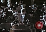 Immagine di John F Kennedy discorso inaugurale Washington DC USA, 1961, secondo 57 filmato di repertorio 65675034027