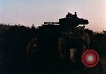 Image of NATO tanks moving backward on a hilltop Paris France, 1961, second 4 stock footage video 65675034033